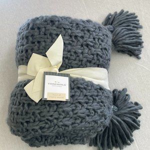 Threshold Grey Throw Blanket - New 50x60